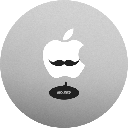 Mouser MacBook sticker. MacBook decals and stickers.