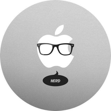 NERD MacBook sticker. MacBook decals and stickers.